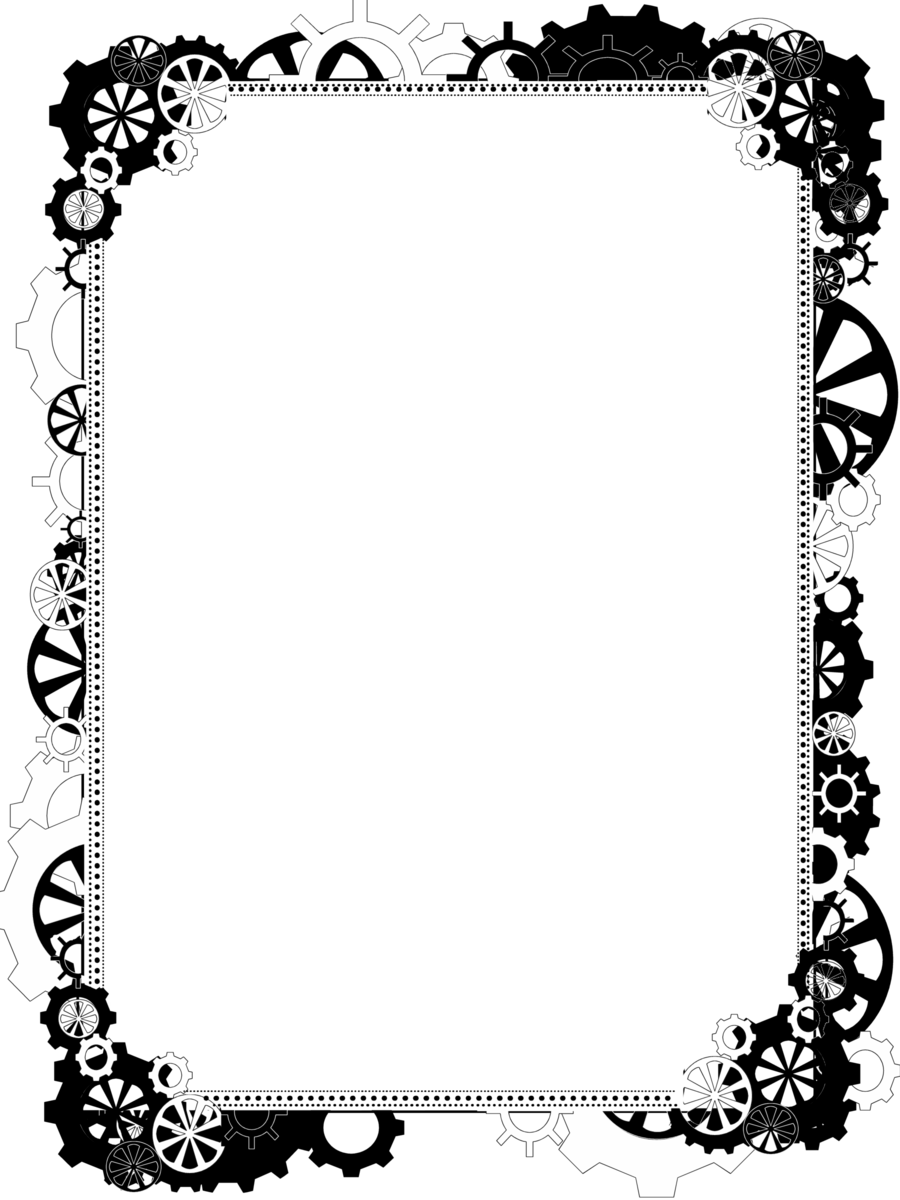 Gears clipart border, Gears border Transparent FREE for