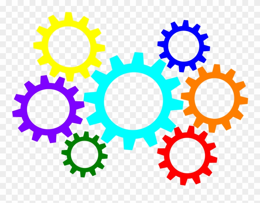 Animated gears clipart.