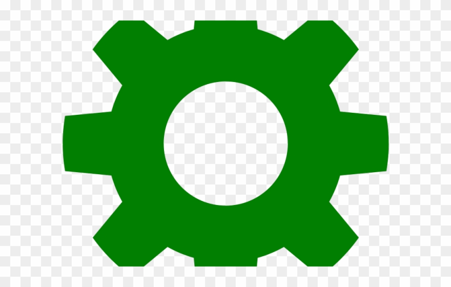 Green Clipart Gears