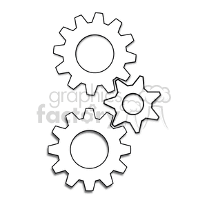 gears clipart interlocking