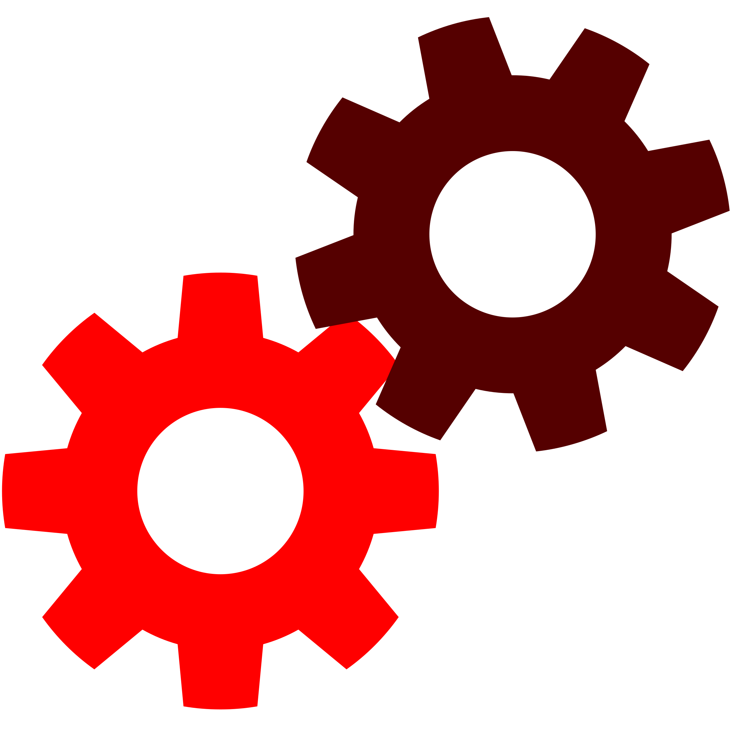 Gears clipart red, Gears red Transparent FREE for download