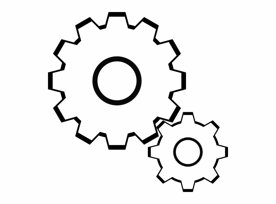 Cogs vector two.