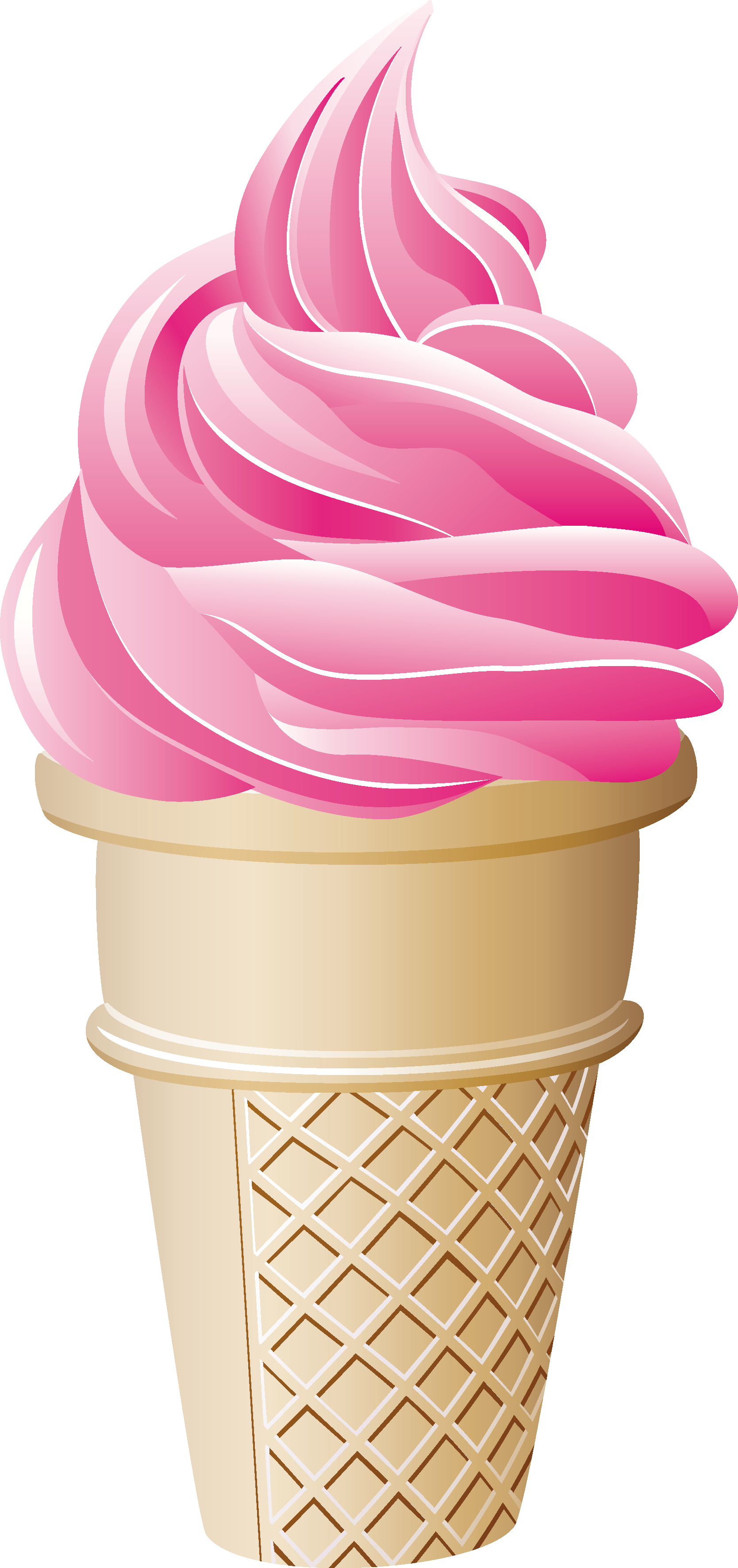 Ice Cream Cup Cornet PNG Picture