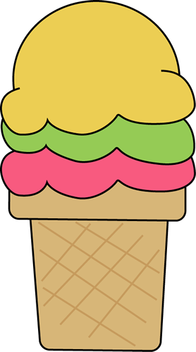 Ice cream cone clipart kid