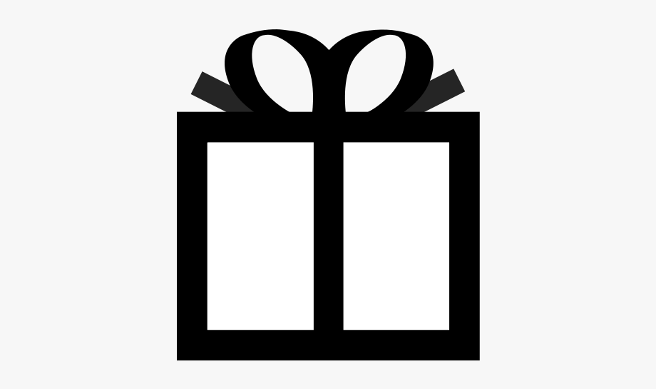 Gift Clipart Black And White