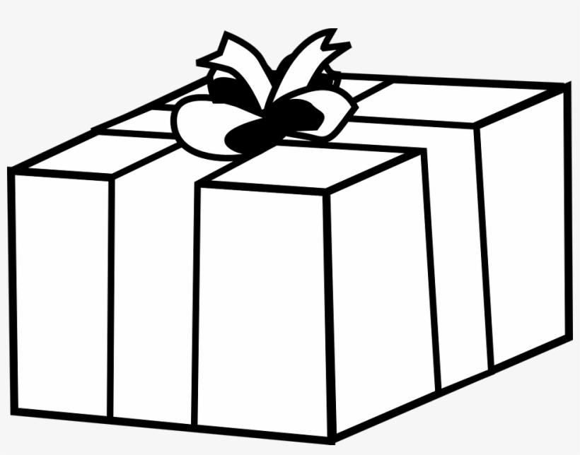 gift clipart png black and white