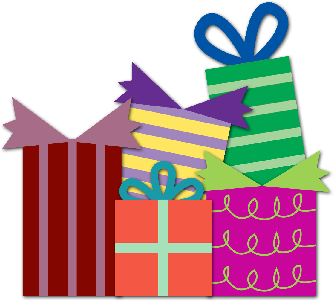 Gifts clipart happy.