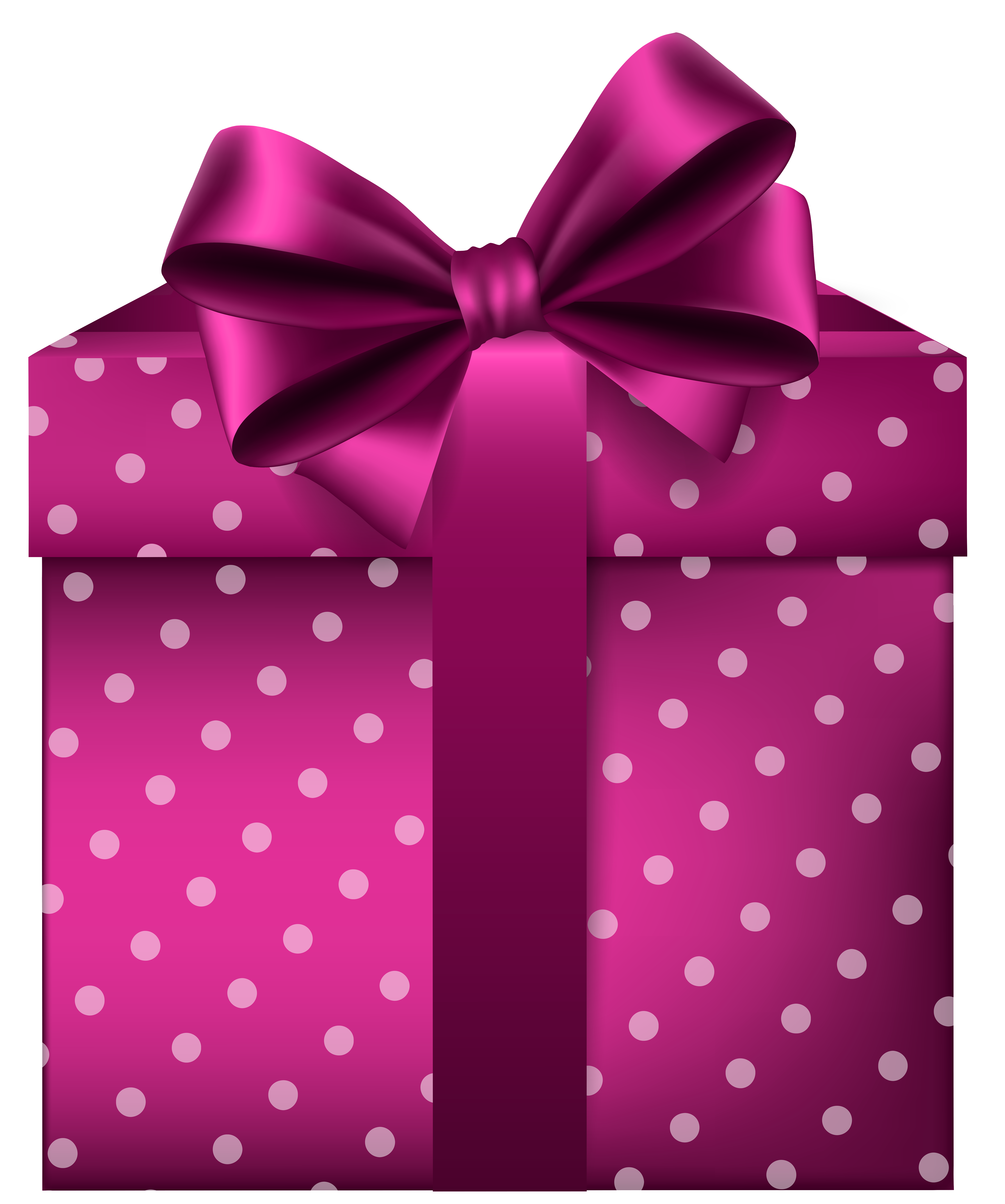 Pink gift png.