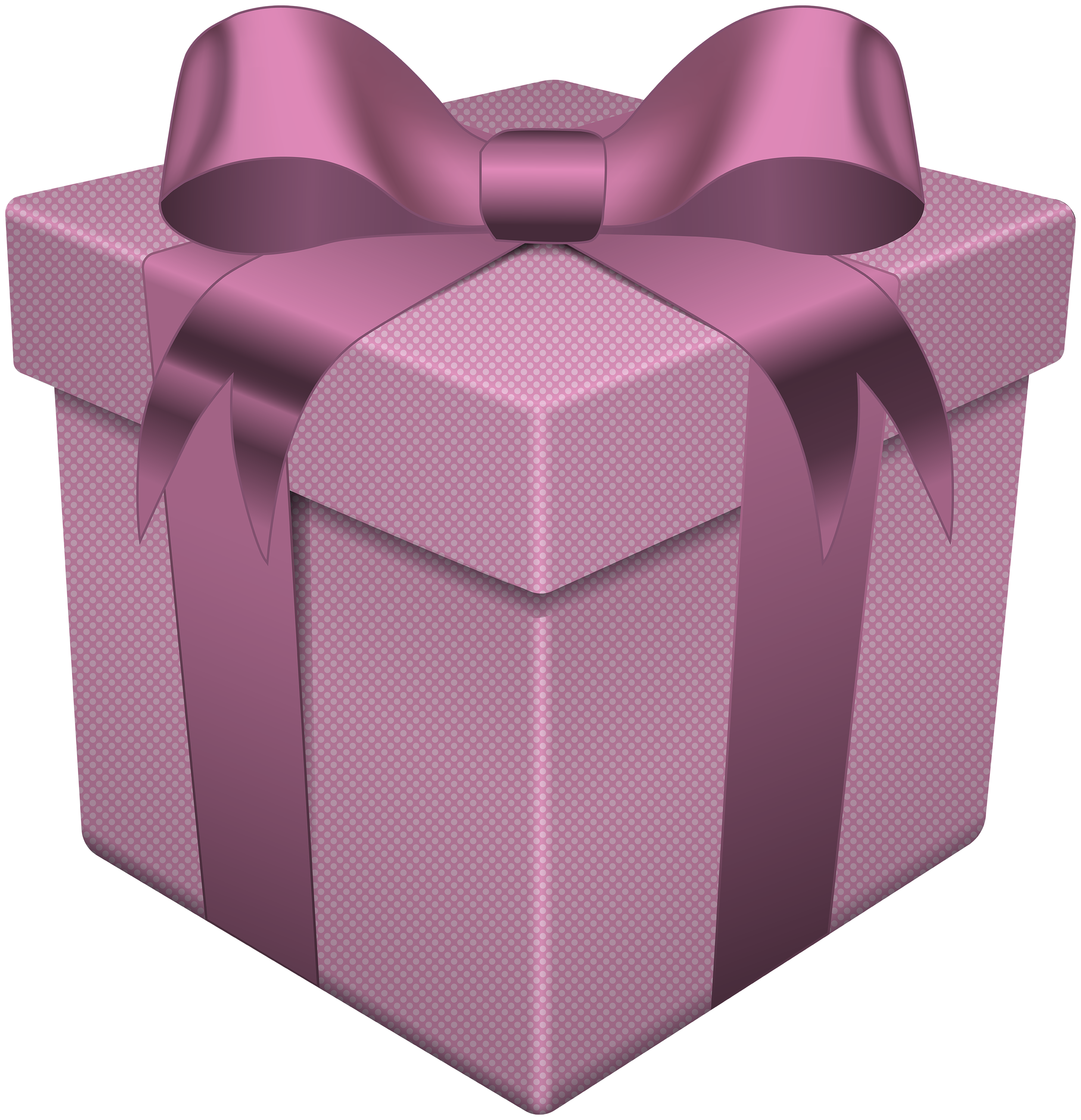 Gift Box Pink Transparent PNG Clip Art