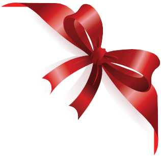 Free gift ribbon.