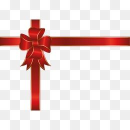 Creative Christmas Bow Red Ribbon Bow, Ribbon Clipart, Bow