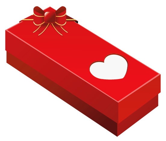Valentine gift box.