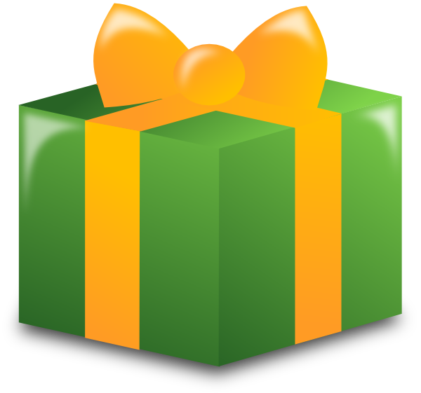 Wrapped Present Clip Art at Clker