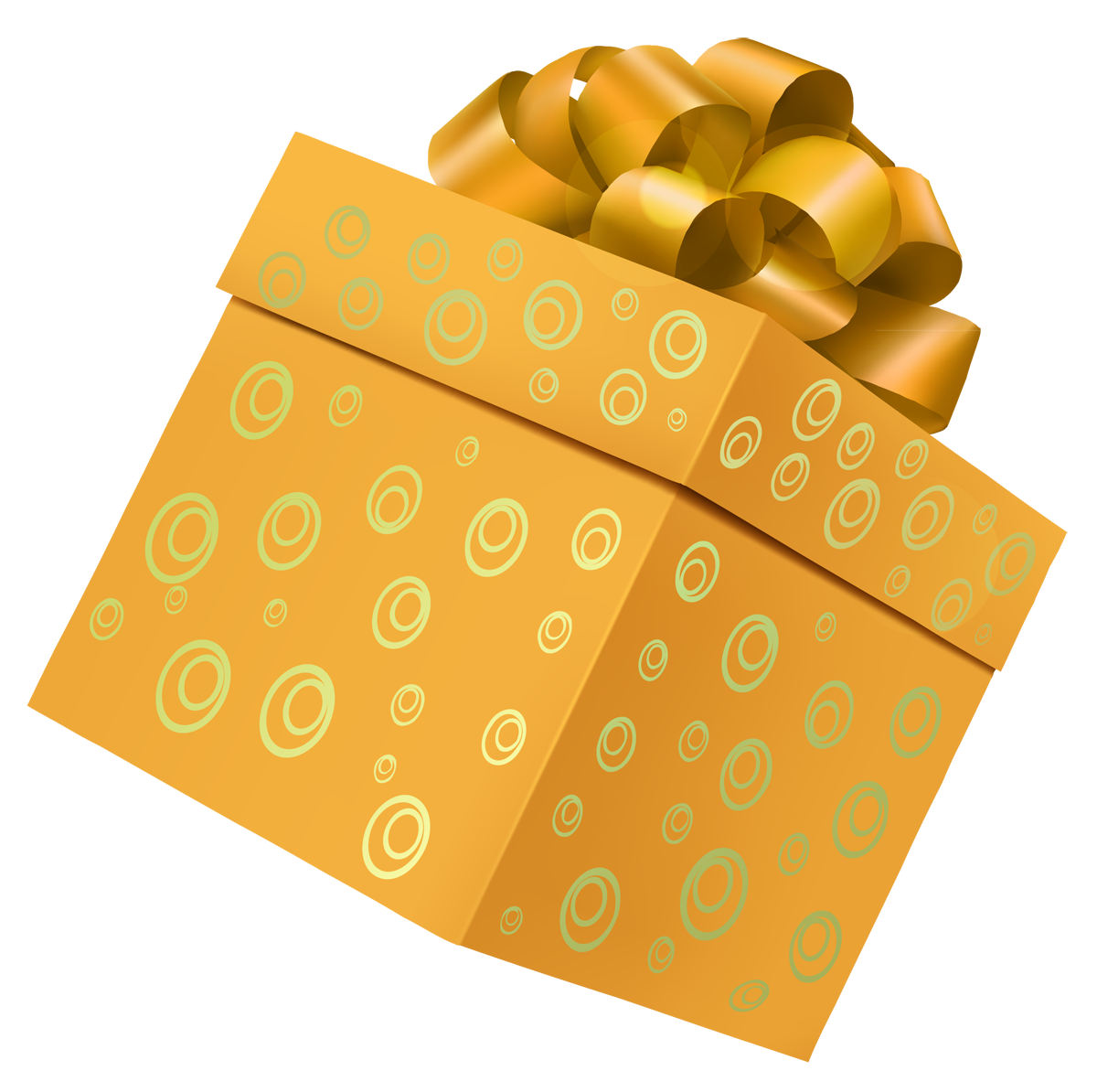 Yellow Gift Box PNG Picture Clipart