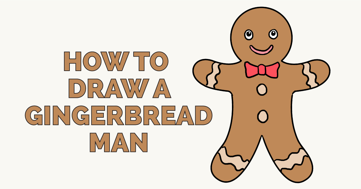 How draw gingerbread.