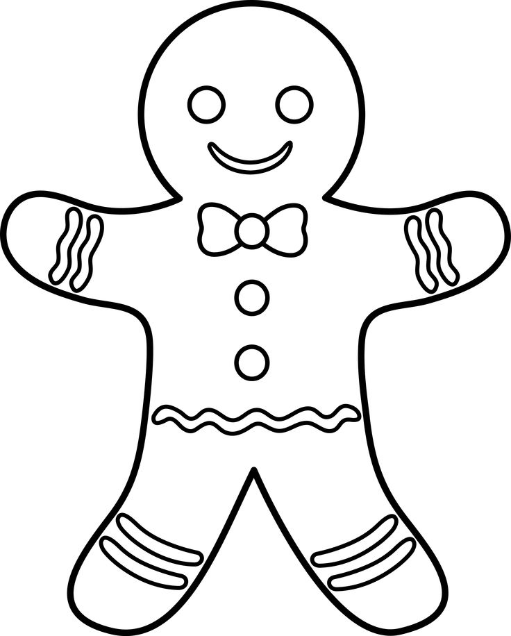 Christmas gingerbread man.