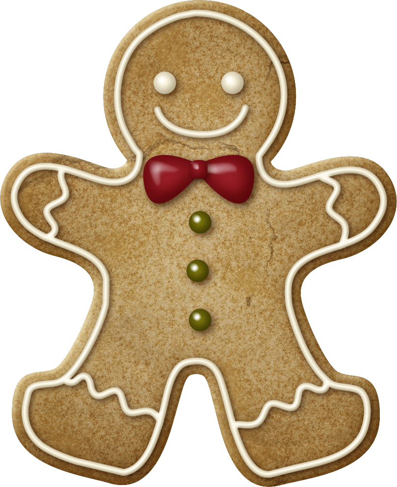 To make a gingerbread man clipart