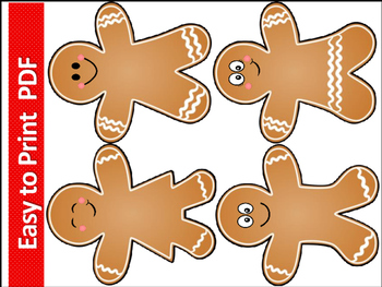 Make Your Own Gingerbread Man Printable and Clipart