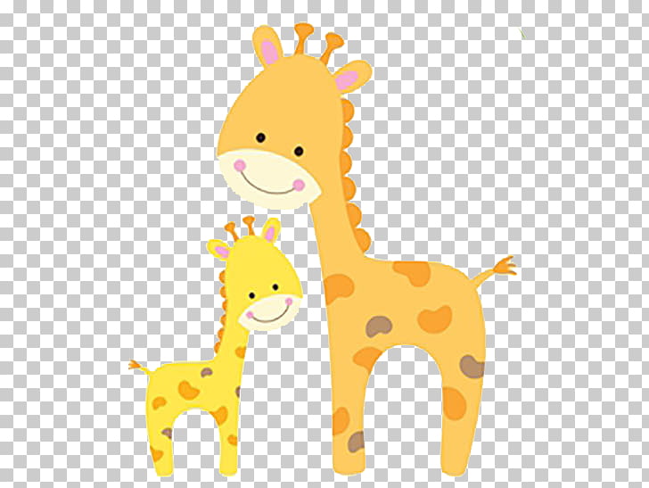 Koala Infant Baby shower Illustration, A giraffe, two orange