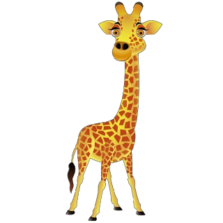 Free animated giraffe.