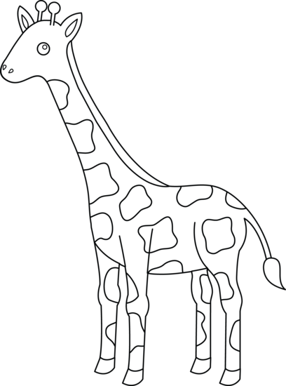 Free Outline Giraffe Cliparts, Download Free Clip Art, Free
