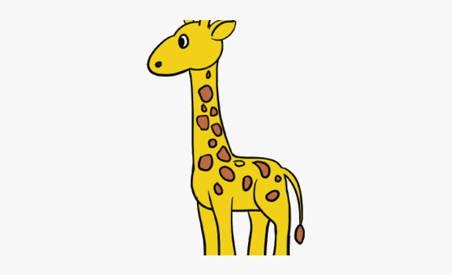 Drawn giraffe simple.