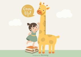 Giraffe free vector.