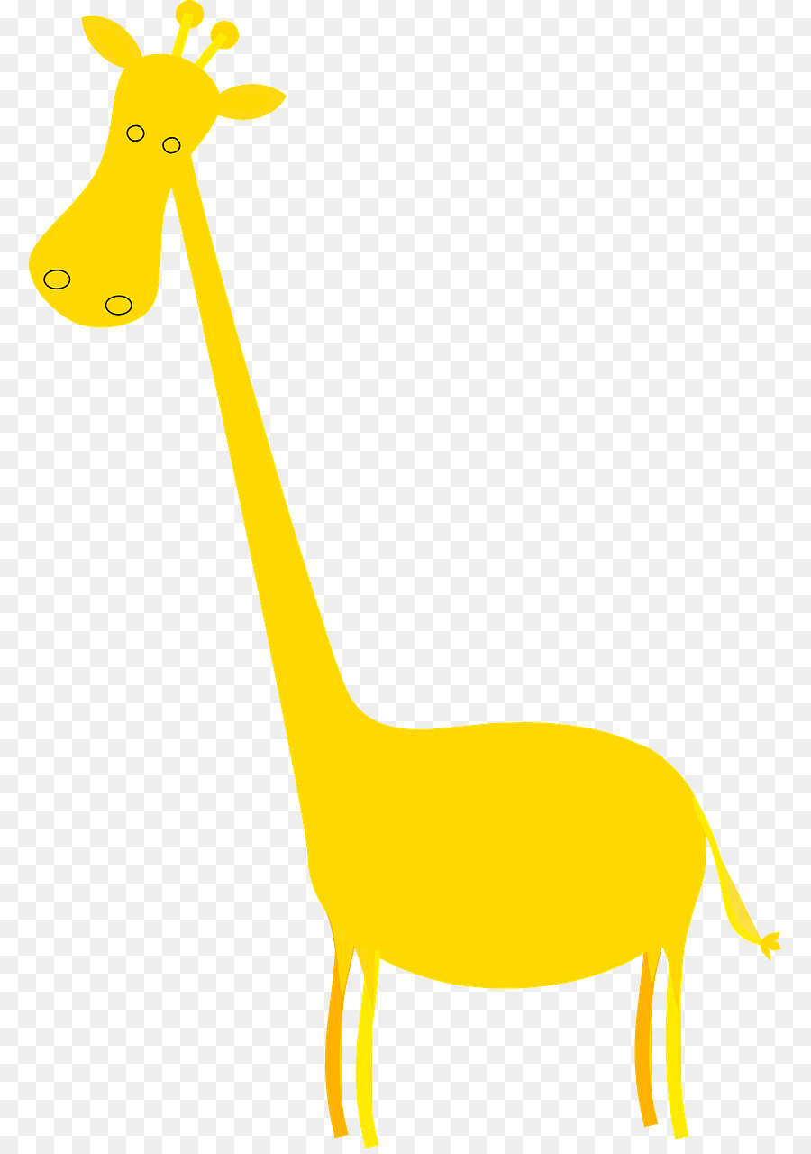 Giraffe cartoon clipart.