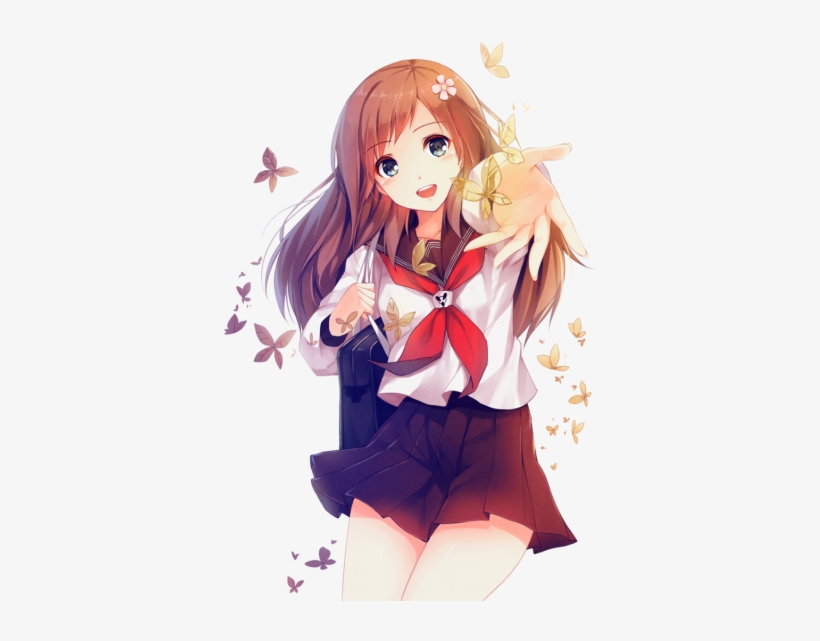 Anime girl icon.