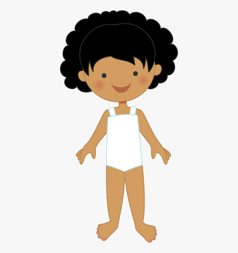 Girl clipart page.