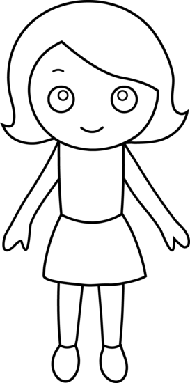 girl picture clipart body
