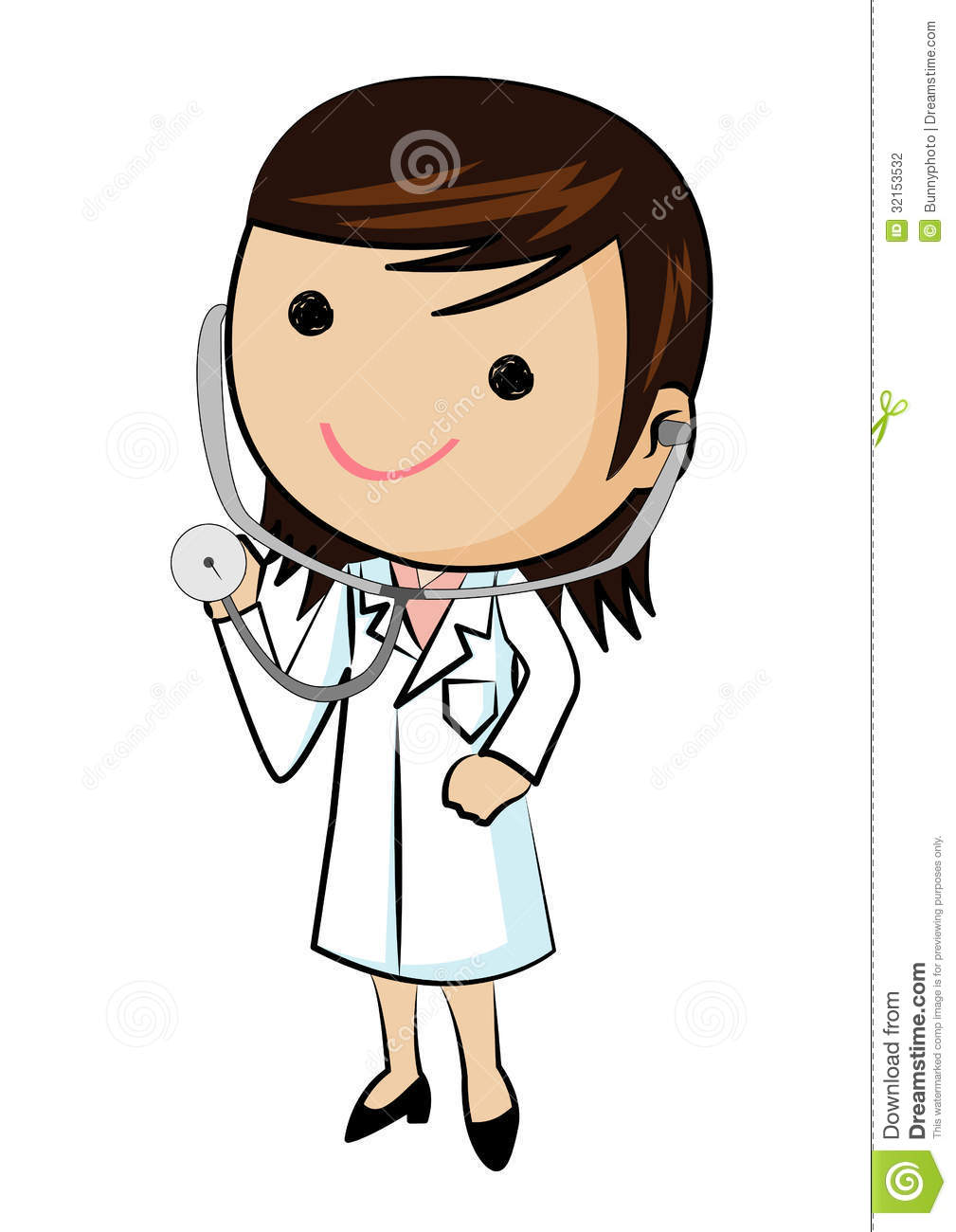 Doctor girl clipart