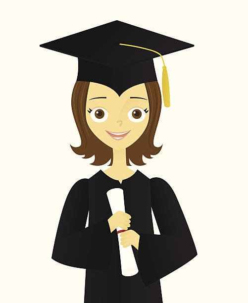 Girl Graduation Clipart