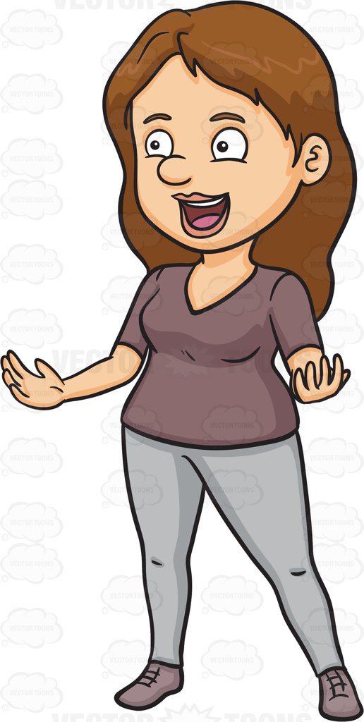 girl picture clipart talking