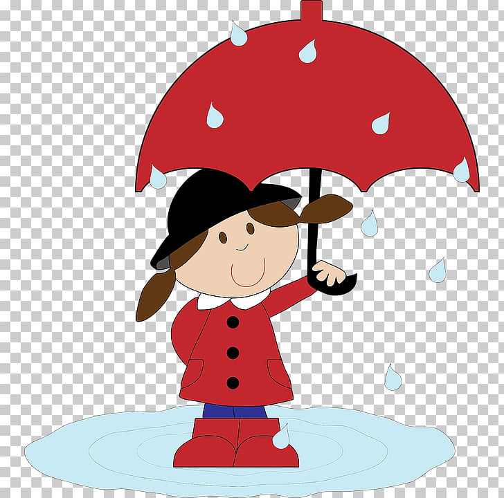 Umbrella girl rain.