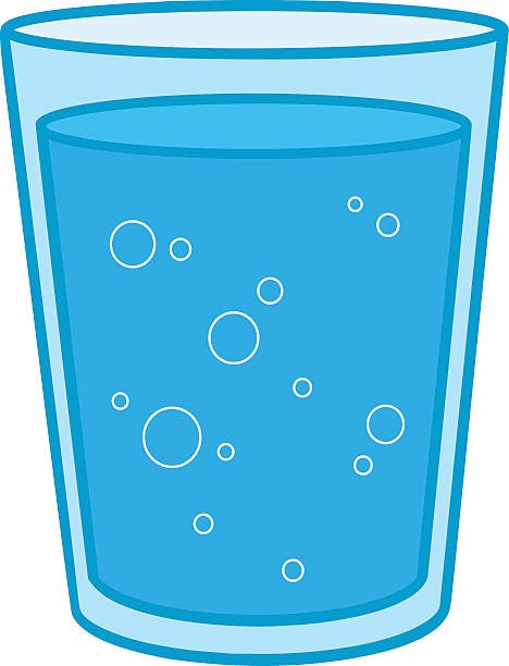 Water glass clipart.