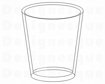 Glass cup clipart.