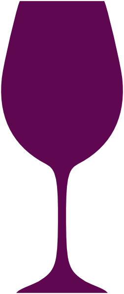 glass clipart purple