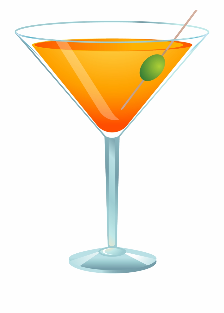 Cocktail glass clipart.