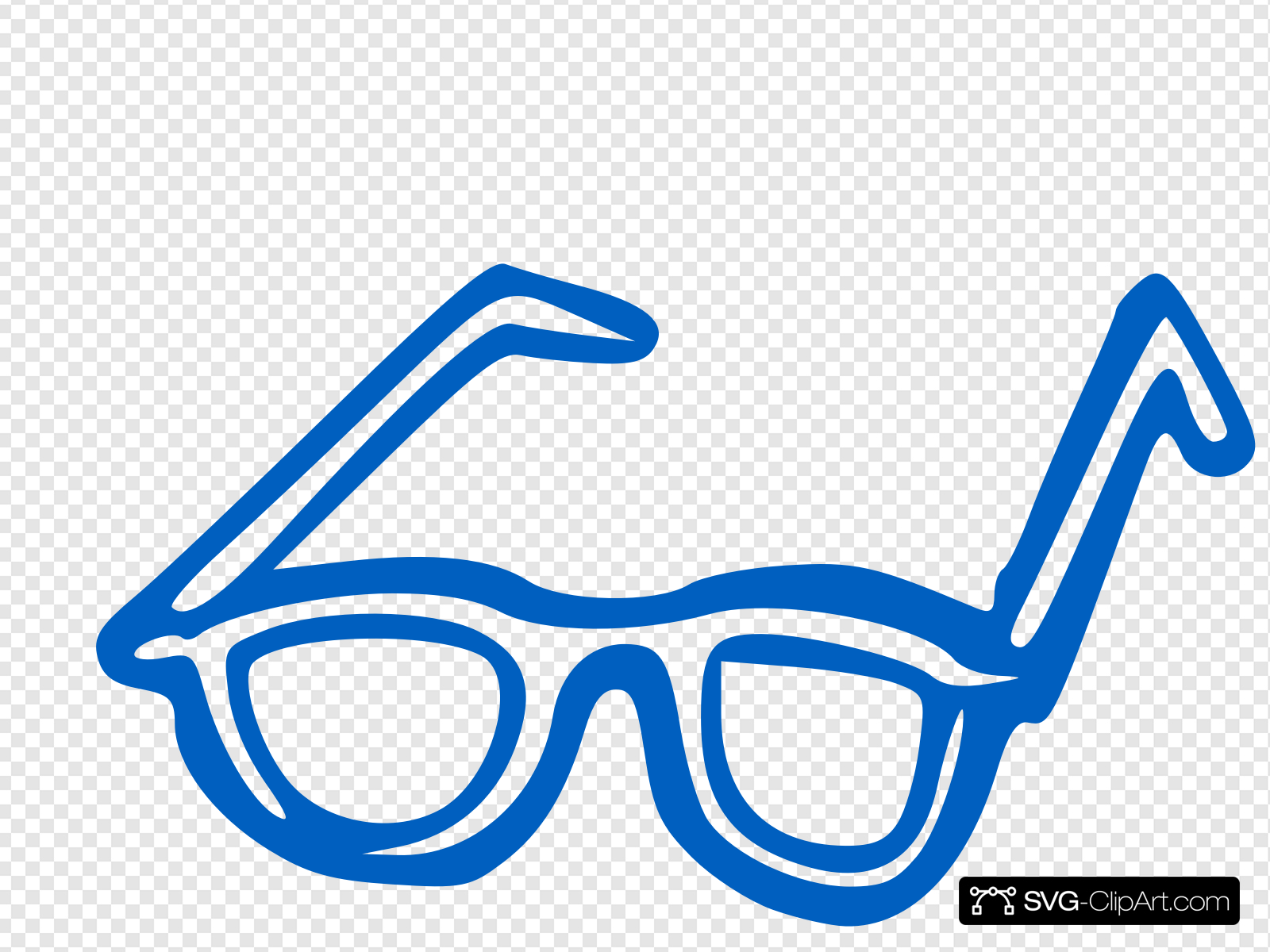 Blue Eye Glasses Clip art, Icon and SVG