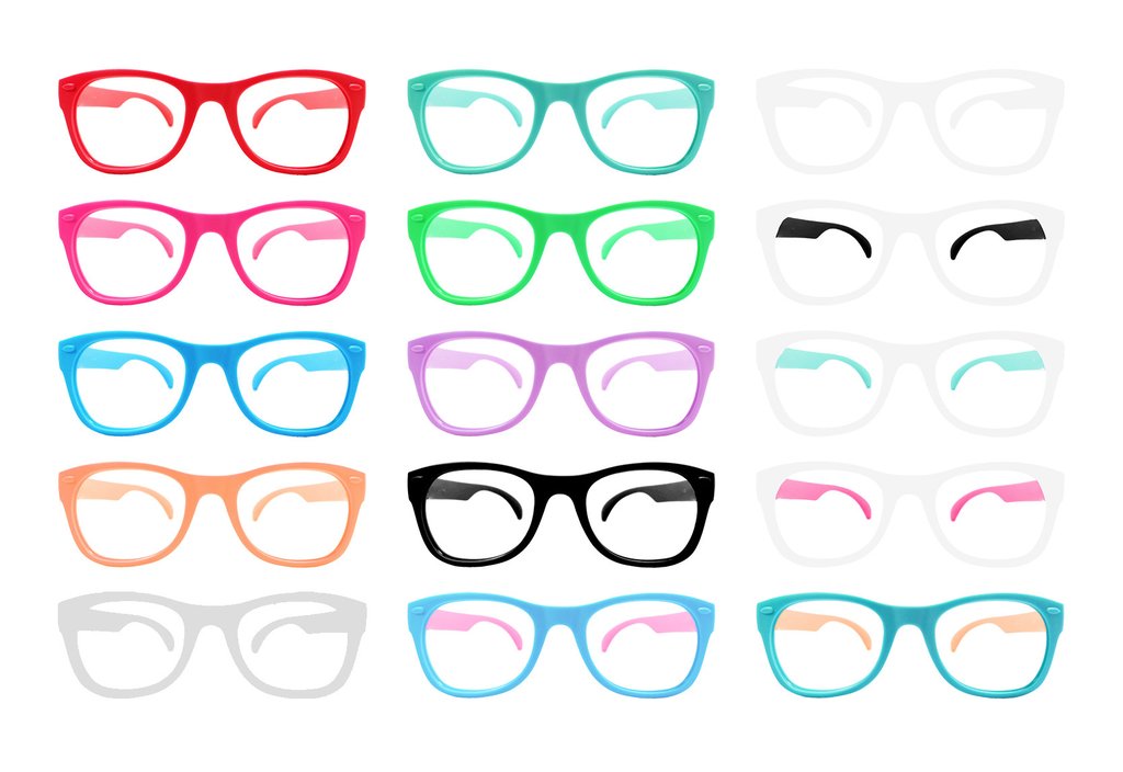 Optical Clipart colorful glass