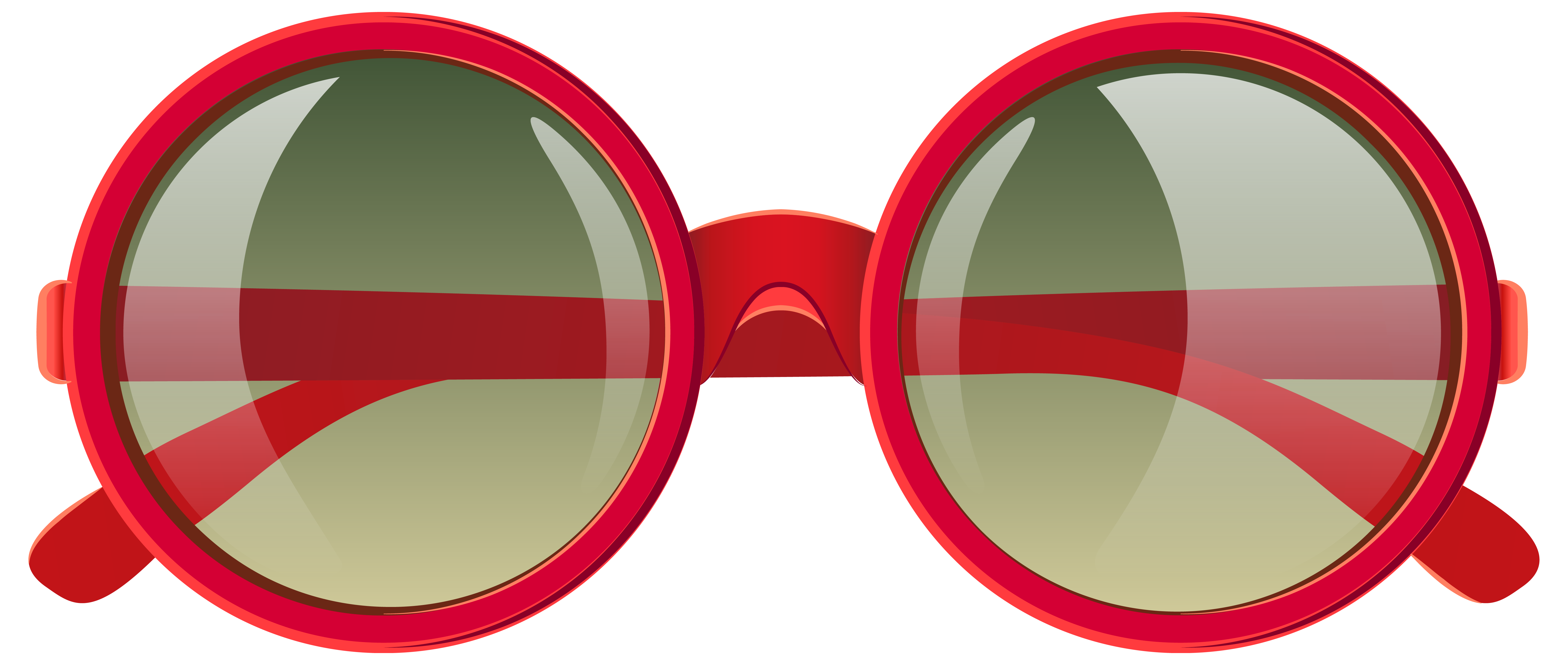 Cute red sunglasses.