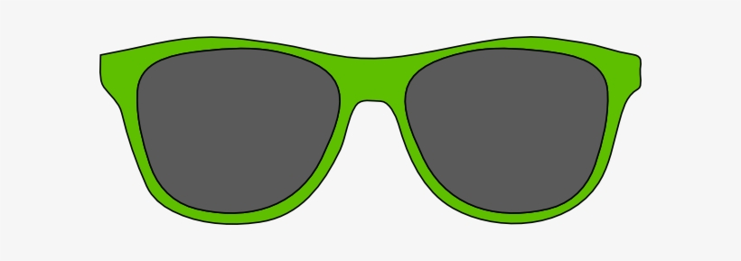Green sunglasses clipart.