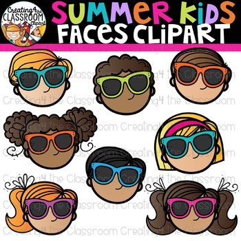 Summer kid faces.