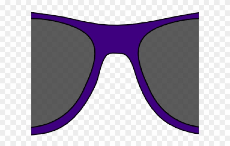 Sunglasses clipart purple.