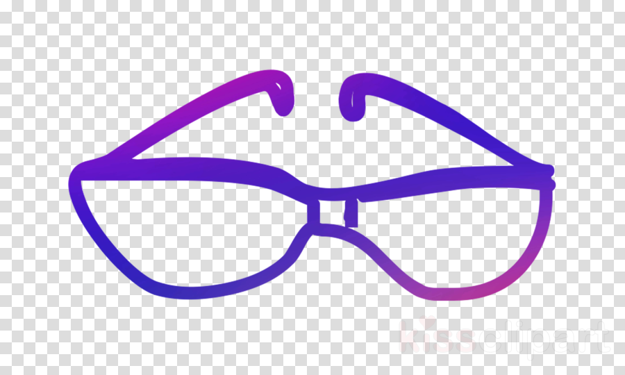 glasses clipart purple