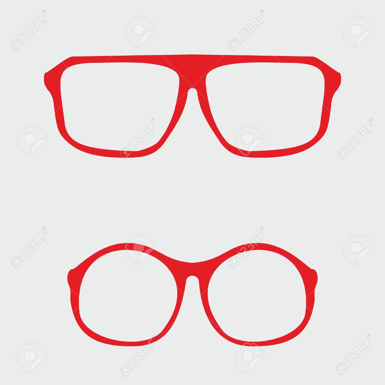Free red glasses.