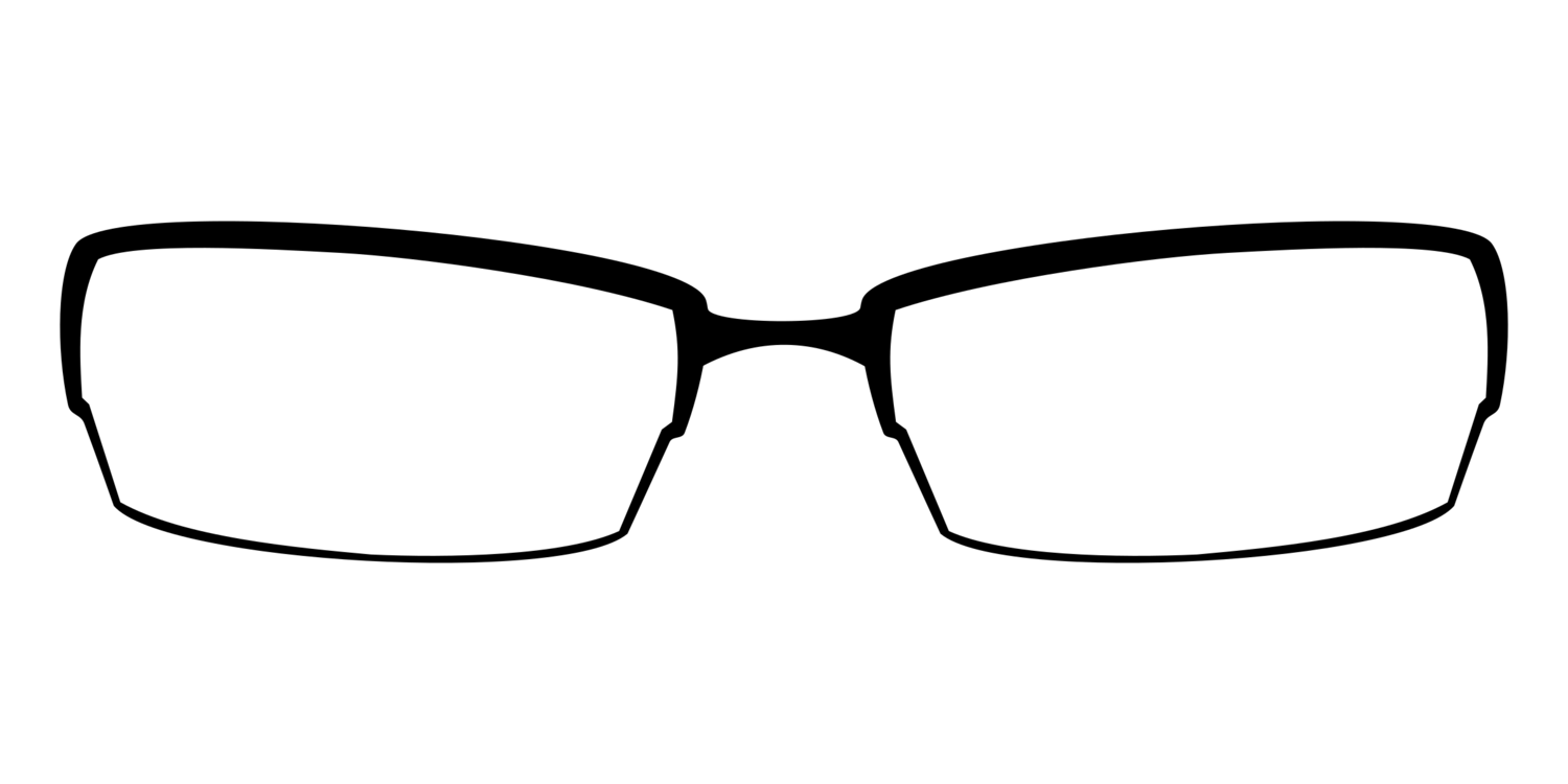 Square nerd glasses clipart