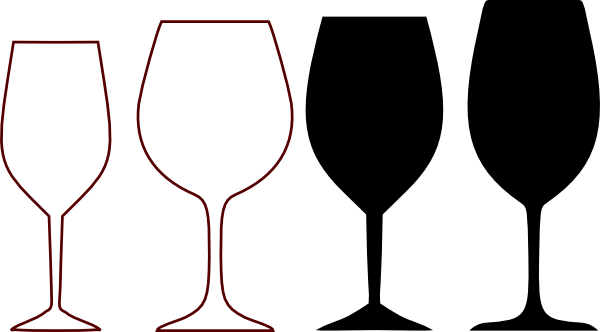 Wine glass clipart
