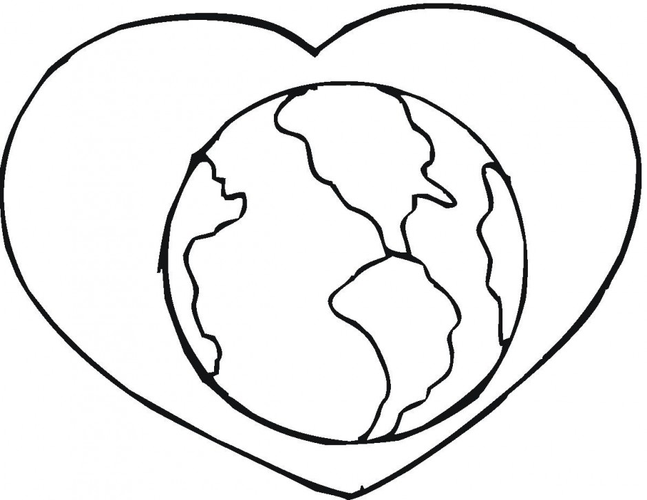 Cartoon Clipart Of A Black And White Stressed Earth Globe